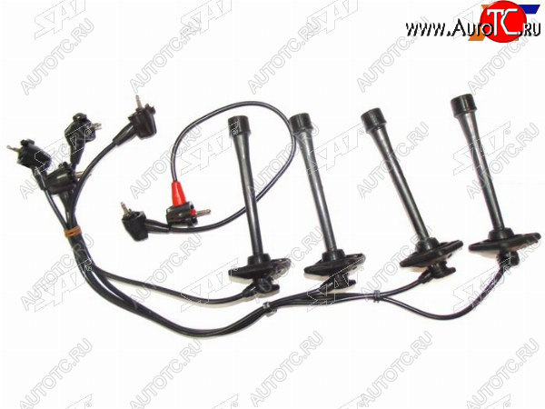 2 149 р. Провода высоковольтные TOYOTA RAV4 94-96 3S-FE (квадрат. резин.) SAT ST-90919-21585  с доставкой в г. Воронеж