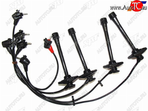 1 779 р. Провода высоковольтные TOYOTA CORONACARINA ST190 94-96  4S-FE (квадрат. резин.) SAT ST-90919-21583  с доставкой в г. Воронеж