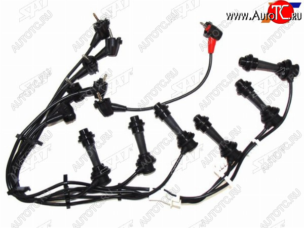 2 199 р. Провода высоковольтные TOYOTA MARK2CHASER 92-96 1-2JZGE (кругл. резин.) SAT ST-90919-21561  с доставкой в г. Воронеж