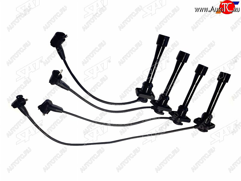 1 499 р. Провода высоковольтные TOYOTA 4A7A-FE 96- (квадрат. резин.) SAT ST-90919-22381  с доставкой в г. Воронеж