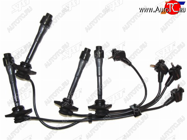 1 699 р. Провода высоковольтные TOYOTA CALDINA #T19# 92-02RAUM EXZ1015  97-03 45E-FE (квадрат. резин.) SAT ST-90919-22395  с доставкой в г. Воронеж
