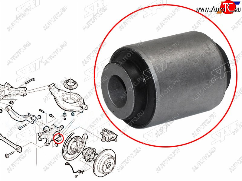 539 р. Сайлентблок Chevrolet Captiva 06-15  Opel Antara 06-15  Daewoo Winstorm 06-10 SAT ST-96626434-B2  с доставкой в г. Воронеж