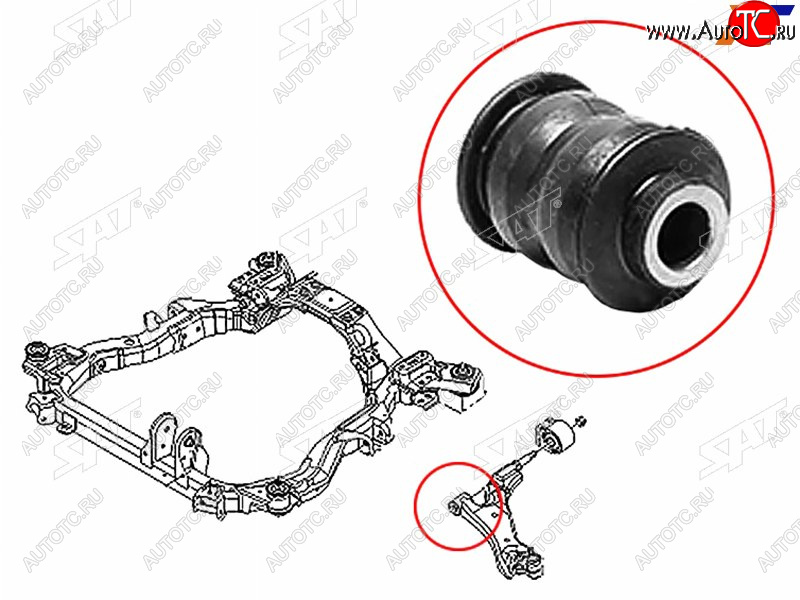 339 р. Сайлентблок Chevrolet Captiva 06-15  Opel Antara 06-15  Daewoo Winstorm 06-10 SAT ST-96819162-BF  с доставкой в г. Воронеж