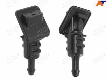 389 р. Форсунка омывателя лобового стекла KIA CEED 07-12 LH=RH веерная SAT ST-98630-1H510  с доставкой в г. Воронеж. Увеличить фотографию 1