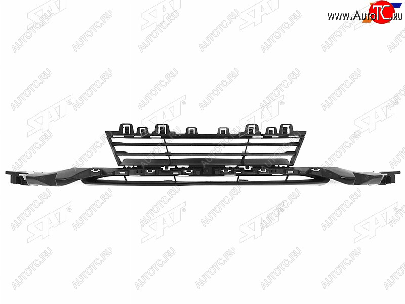 2 599 р. Нижняя решетка переднего бампера SAT  BMW 3 серия  F30 (2015-2018) седан рестайлинг  с доставкой в г. Воронеж
