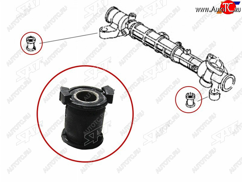 228 р. Втулка рулевой рейки Mazda 3 03-13  3 MPS 06-13  5 04-15  Axela 03-13 SAT ST-BP4L-32-123B  с доставкой в г. Воронеж
