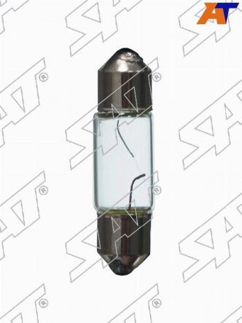 23 р. Лампа дополнительного освещения 9x28 мм 12V C5W SAT ST-C5W-12V  с доставкой в г. Воронеж. Увеличить фотографию 1