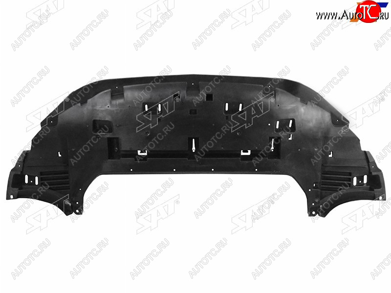 2 699 р. Защита переднего бампера (пыльник) SAT  CITROEN C4 (2007-2011)  рестайлинг, седан,  рестайлинг, хэтчбэк 3 дв.,  рестайлинг, хэтчбэк 5 дв.  с доставкой в г. Воронеж