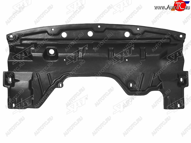 1 799 р. Защита переднего бампера (пыльник) SAT  Nissan Teana  2 J32 (2008-2011) дорестайлинг  с доставкой в г. Воронеж