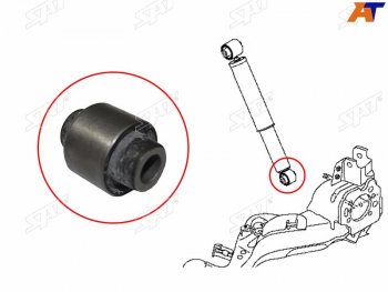 579 р. Сайлентблок Nissan Qashqai 06-13  X-Trail 07-15  Qashqai+2 08-14  Renault Koleos 08-16 SAT ST-E6210-JG01A-B2  с доставкой в г. Воронеж. Увеличить фотографию 3
