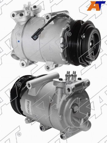 22 849 р. Компрессор кондиционера Ford Focus 04-11  C-MAX 03-10  Volvo C30 06-13  S40 04-12  V50 03-12 SAT ST-FDA5-396-0  с доставкой в г. Воронеж. Увеличить фотографию 1