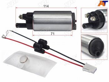 1 079 р. Топливный наcос 12V, 3BAR, 90LH, V=1600 SAT ST-FP09  с доставкой в г. Воронеж. Увеличить фотографию 1