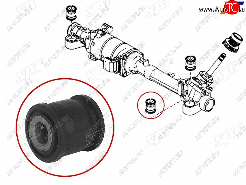 205 р. Втулка рулевой рейки Mazda 6 07-12  Atenza 07-12 SAT ST-G33S-32-123B  с доставкой в г. Воронеж