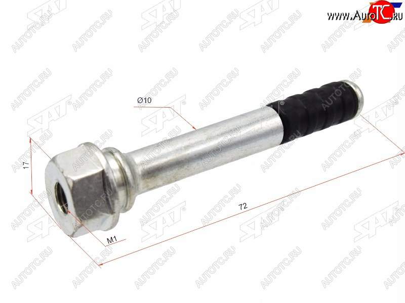 79 р. Направляющая суппорта FR MAZDA 6 GH 2008-2013 SAT ST-GS1D-33-998  с доставкой в г. Воронеж
