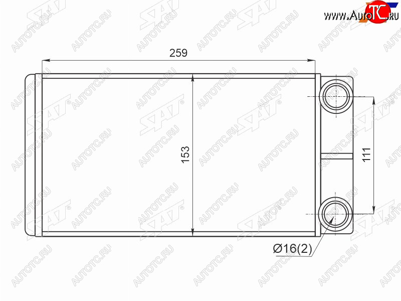 2 679 р. Радиатор отопителя салона GAZELLE NEXT 12- SAT ST-GZ01-395-0  с доставкой в г. Воронеж