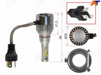 1 759 р. Комплект светодиодных ламп LED H4 36W3600LM SAT ST-H4-LED  с доставкой в г. Воронеж. Увеличить фотографию 1