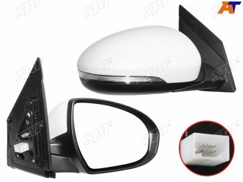 8 849 р. Зеркало Hyundai Tucson 15-21 (Справа Обогрев Регулировка Повторитель поворота Складывание Подсв SAT ST-HN52-940-A1  с доставкой в г. Воронеж. Увеличить фотографию 1