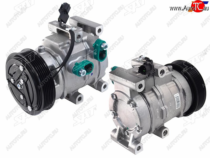 17 349 р. Компрессор кондиционера Hyundai Solaris 10-20  Kia Rio 11-20  Hyundai Accent 11-17  Kia Rio X-Lin SAT ST-HNS1-396-0  с доставкой в г. Воронеж