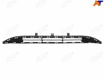 539 р. Центральная решетка переднего бампера SAT  Hyundai Solaris  HCR (2017-2020) седан дорестайлинг  с доставкой в г. Воронеж. Увеличить фотографию 1