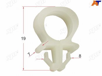 68 р. Клипса трубки эл. проводки FORDMAZDA (1 шт.) SAT ST-KJ-1035  с доставкой в г. Воронеж. Увеличить фотографию 1