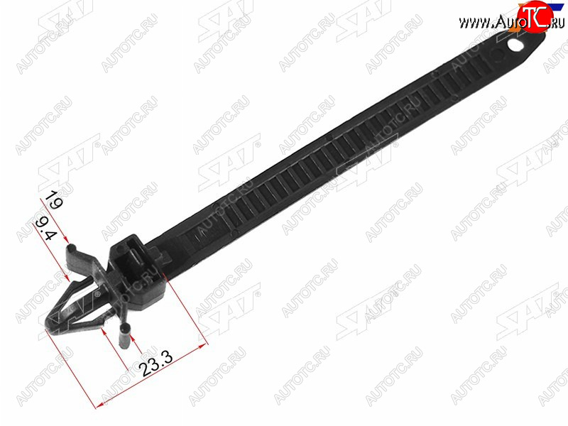16 р. Клипса хомут MAZDA (1 шт.)                                                                           SAT ST-KJ-2424  с доставкой в г. Воронеж