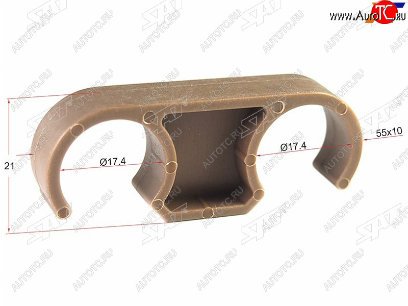 32 р. Клипса эл. проводки TOYOTALEXUS (1 шт.) SAT ST-M10377  с доставкой в г. Воронеж