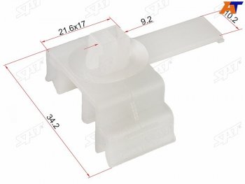 13 р. Клипса эл. проводки TOYOTALEXUS (1 шт.) SAT ST-M10398  с доставкой в г. Воронеж. Увеличить фотографию 1