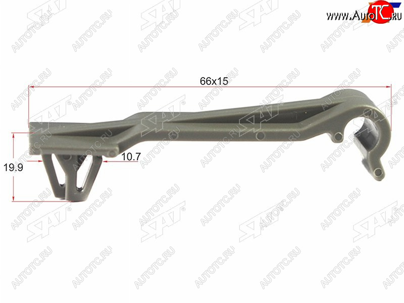 32 р. Клипса трубки эл. проводки HONDA (1 шт.) SAT ST-M10562  с доставкой в г. Воронеж