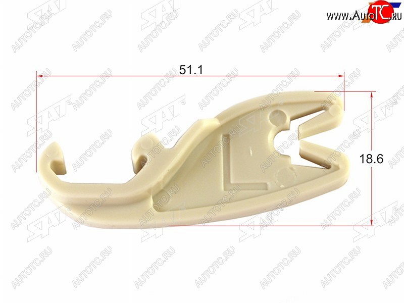 25 р. Клипса замка двери FORD (1 шт.) SAT ST-M10750  с доставкой в г. Воронеж