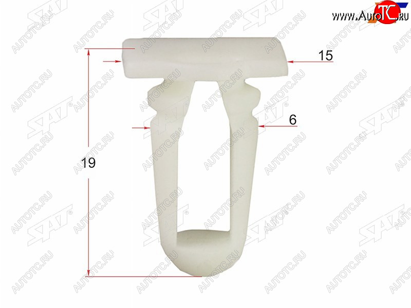 135 р. Клипса молдинга VAG (1 шт.) SAT ST-M11267  с доставкой в г. Воронеж