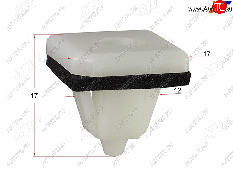 16 р. Клипса молдинга кузова HYUIDAIKIA (1 шт.) SAT ST-M11313  с доставкой в г. Воронеж