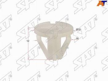 113 р. Клипса молдинга HYUIDAIKIASSANGYONG (1 шт.) SAT ST-M11320  с доставкой в г. Воронеж. Увеличить фотографию 1