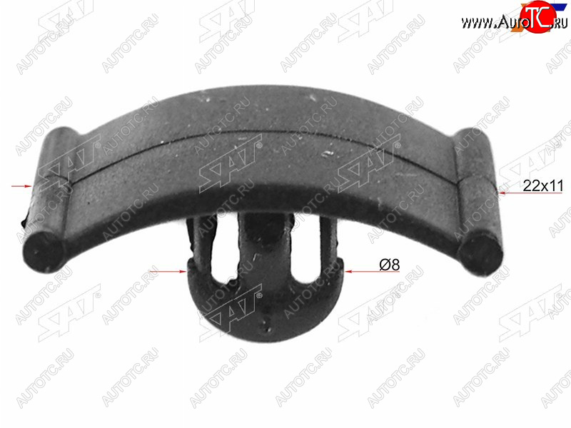 68 р. Клипса капота VAGGMSEAT (1 шт.) SAT ST-M11349  с доставкой в г. Воронеж