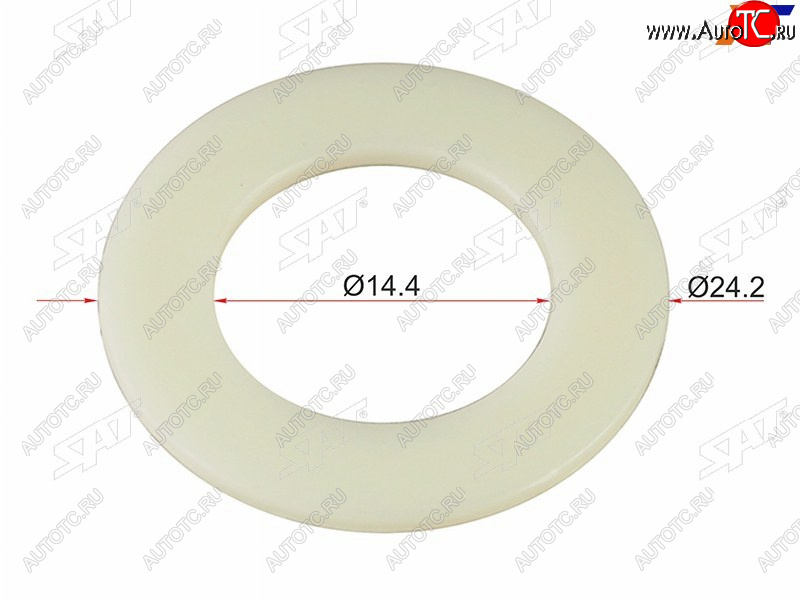 68 р. Шайба пластиковая 14,4x24,2 (1 шт.) SAT ST-M11398  с доставкой в г. Воронеж
