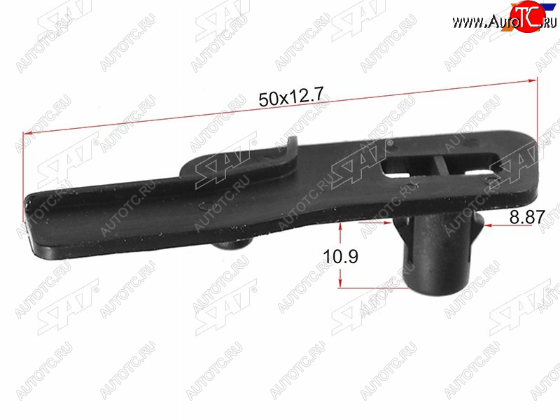 25 р. Клипса трубки эл. проводки (1 шт.) SAT ST-M11509  с доставкой в г. Воронеж