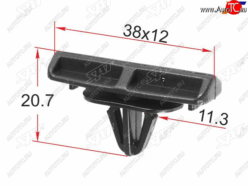 299 р. Клипса молдинга кузова JEEPLAND ROVER (1 шт.) SAT ST-M12214  с доставкой в г. Воронеж