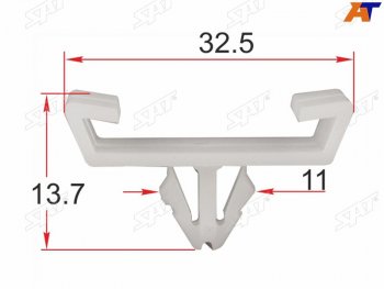 299 р. Клипса молдинга кузова VAG (1 шт.) SAT ST-M12258  с доставкой в г. Воронеж. Увеличить фотографию 1