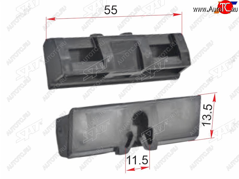 3 599 р. Клипса молдинга лобового стекла LEXUS GS ##S19# 05-12  LS ##F4# 06-17 (1 шт.) SAT ST-M12667  с доставкой в г. Воронеж