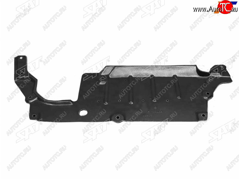 1 199 р. Защита двигателя Mitsubishi ASX 10-20  Lancer 07-15  Outlander 05-12 (Задняя часть) SAT ST-MBW5-025-B0  с доставкой в г. Воронеж