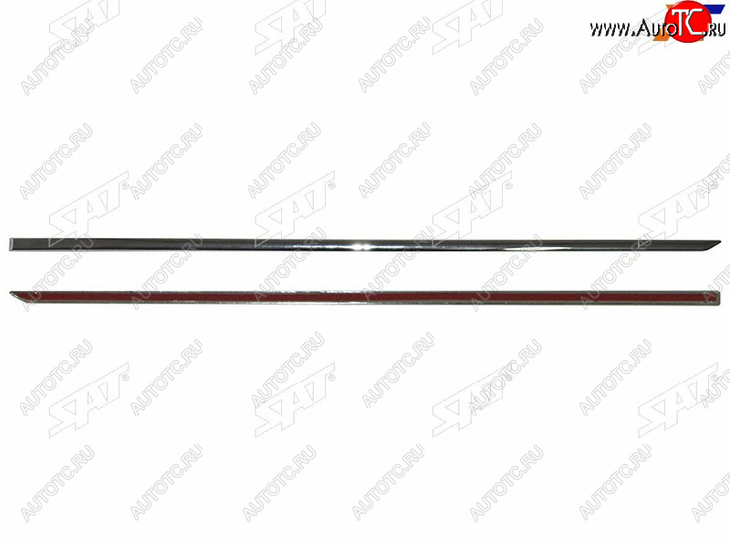 3 399 р. Молдинг двери RH хром SAT Mercedes-Benz E-Class W212 дорестайлинг седан (2009-2012)  с доставкой в г. Воронеж