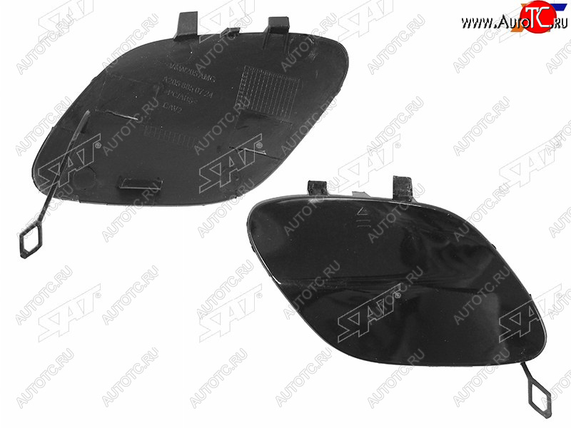 719 р. Заглушка в бампер под крюк RH SAT  Mercedes-Benz C-Class  S205 (2014-2018) дорестайлинг универсал  с доставкой в г. Воронеж
