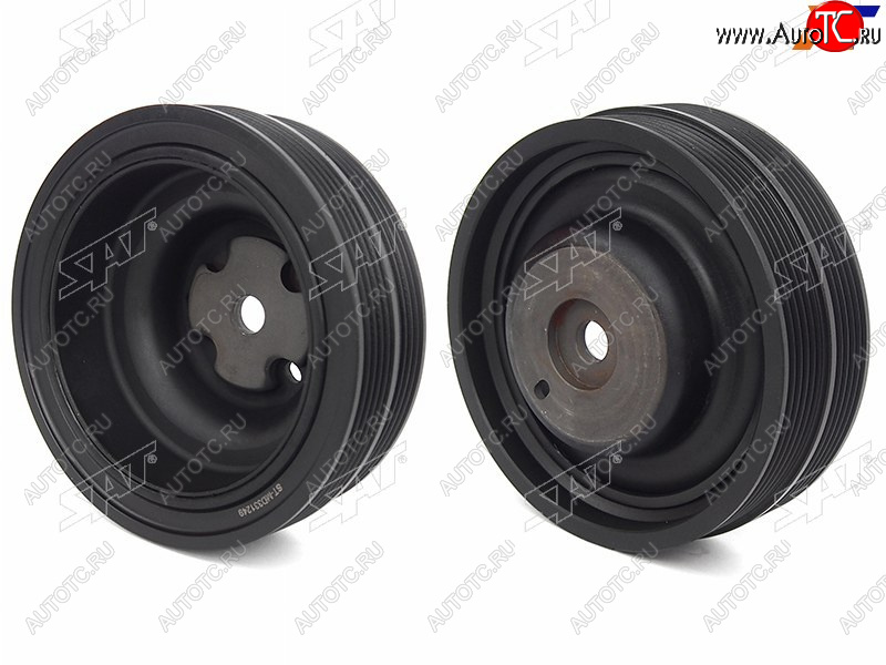 4 499 р. Шкив коленвала MITSUBISHI LANCERMIRAGE 95-03DINGO 98-02CARISMA 95-03LANCER CEDIA 00-03 двиг. 4G1 SAT ST-MD331249  с доставкой в г. Воронеж