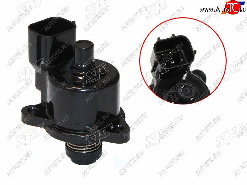 2 799 р. Датчик холостого хода (клапан) 2,0.2,4 MMC AIRTREKLANCERGALANTRVROUTLANDER 03- SAT ST-MD628166  с доставкой в г. Воронеж