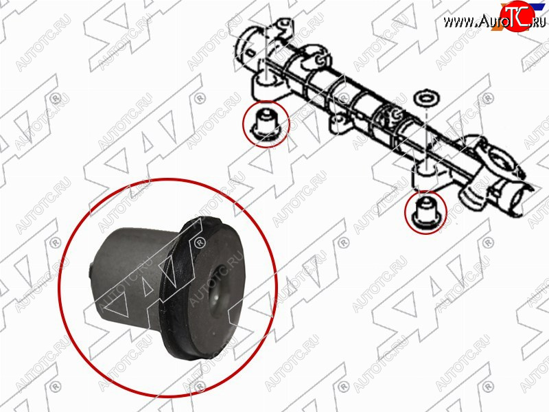 299 р. Втулка рулевой рейки Mitsubishi Galant 06-12  Eclipse 05-11  Endeavor 03-11 SAT ST-MN101259B  с доставкой в г. Воронеж