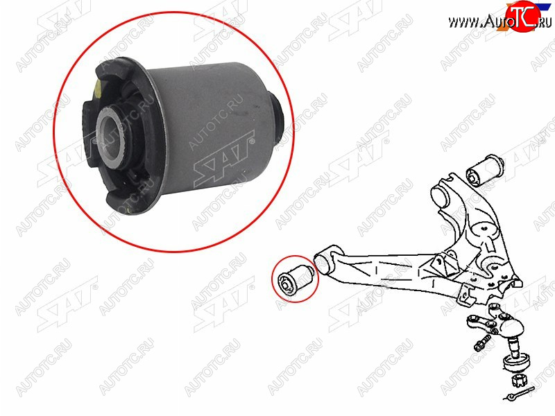 539 р. Сайлентблок Mitsubishi Delica 94-07  Pajero 91-00  Hyundai H1 97-07  Starex 97-07  Mitsubishi L4 SAT ST-MR112710  с доставкой в г. Воронеж