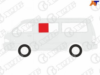 1 059 р. Стекло кузова боковое (не опускное) (Слева Цвет зеленый) Volkswagen Transporter 90-03  Caravelle 9 XYG STN-VAN SF/LH1  с доставкой в г. Воронеж. Увеличить фотографию 1