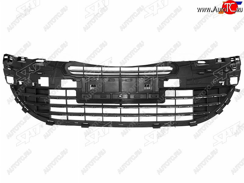 3 199 р. Нижняя решетка переднего бампера SAT Peugeot 408  дорестайлинг (2010-2017)  с доставкой в г. Воронеж