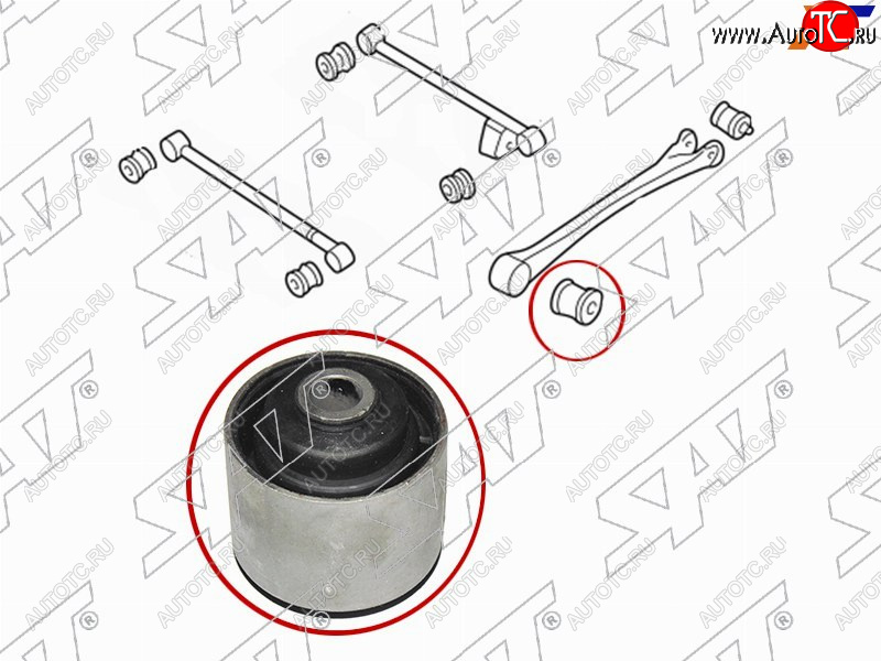 489 р. Сайлентблок Subaru Forester 97-02  Impreza 92-00  Legacy 89-98  Outback 94-99 (Зад) SAT ST-SBHSB-20006  с доставкой в г. Воронеж