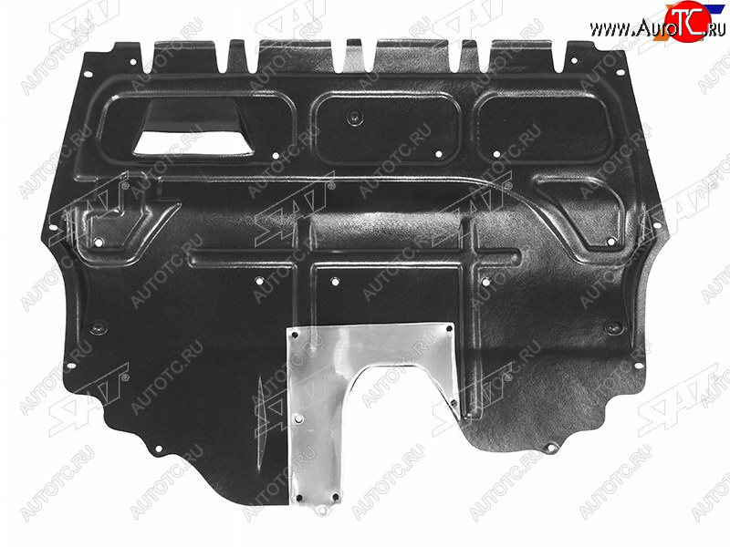 1 799 р. Защита двигателя SKODA RAPID 12-  VW POLO 10-  AUDI A1 11-14 SAT ST-SDR1-025-0  с доставкой в г. Воронеж