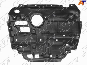 3 189 р. Защита картера двигателя SAT  Toyota Prius ( XW30,  Alfa лифтбек) (2009-2016) дорестайлинг, рестайлинг, рестайлинг лифтбэк  с доставкой в г. Воронеж. Увеличить фотографию 1